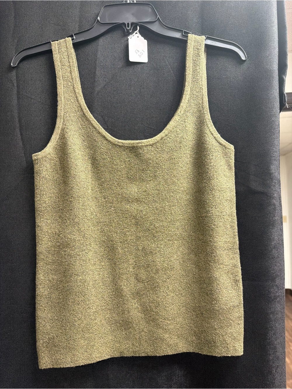 a new day Olive Knit Tank Top